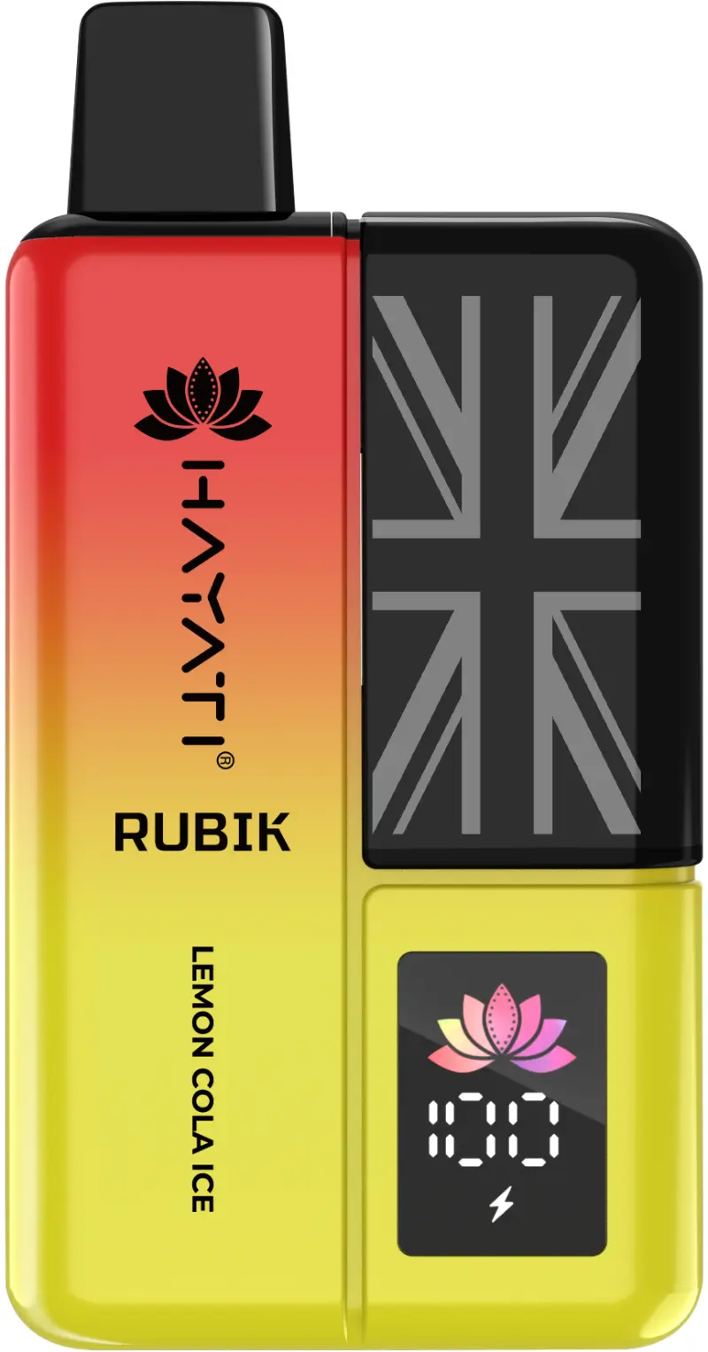 Lemon Cola Ice Hayati Rubik 7k Disposable Vape Kit